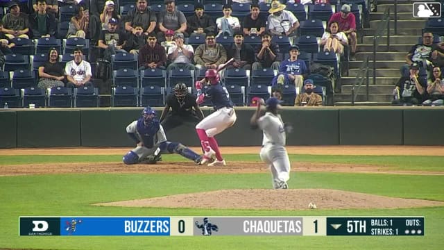 Hayden Alvarez singles on a fly ball to right fielder Ching-Hsien Ko. Slate Alford scores. Felix Morrobel to 3rd.