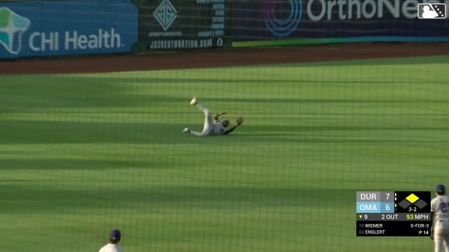 Chandler Simpson's sliding catch