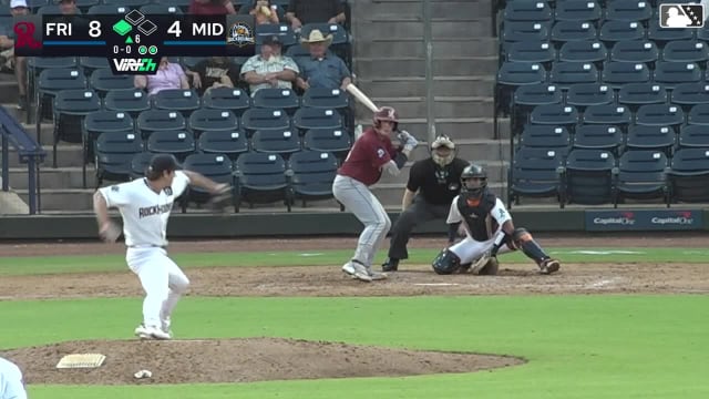 Malcolm Moore singles on a line drive to right fielder Devin Taylor. Dylan Dreiling scores.