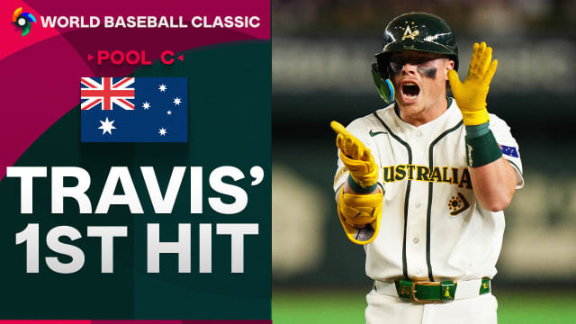 Travis Bazzana's first hit of The Classic