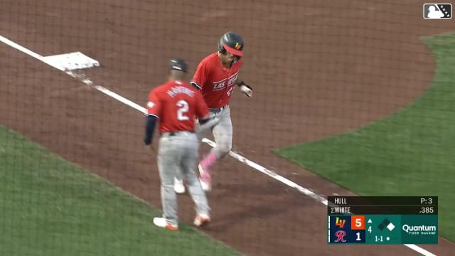 Tommy White's two-run home run 
