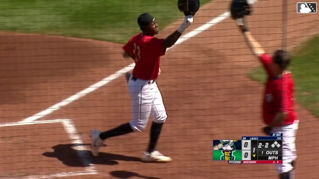 Vahn Lackey's second homer for High-A