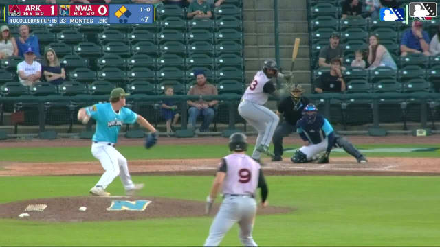 Lazaro Montes homers (9) on a fly ball to left center field. Charlie Pagliarini scores. Caleb Cali scores.