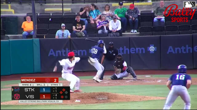 Teofilo Mendez In play, run(s) to Edgar Montero
