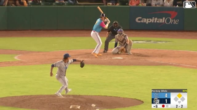 Miguel Ullola picks up his sixth strikeout