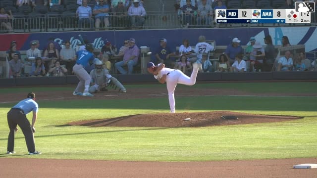 Devin Taylor homers (4) on a fly ball to left field. Colby Halter scores.