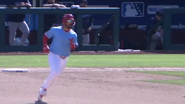 Leo Bernal's solo home run 
