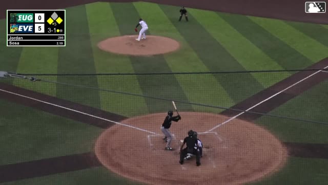 Dakota Jordan singles on a sharp line drive to center fielder Jonny Farmelo. Trevor Cohen scores. Gavin Kilen to 2nd.