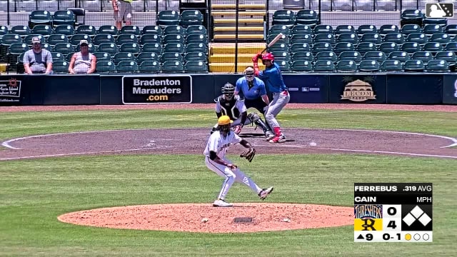 Alirio Ferrebus homers (8) on a fly ball to center field.