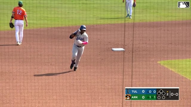 Zyhir Hope's sixth homer of the season