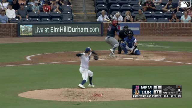 Leo Bernal homers (15) on a fly ball to right center field.
