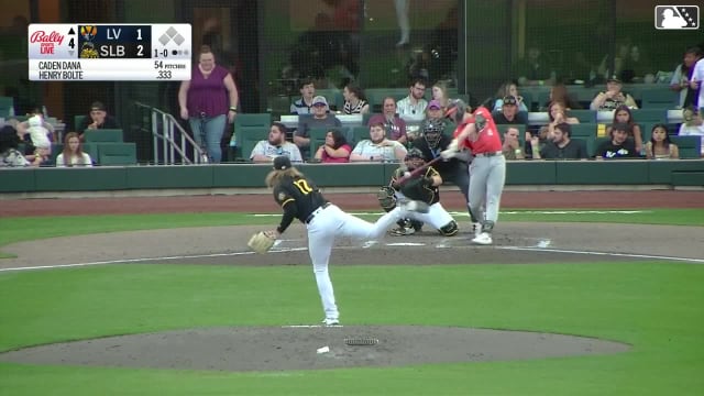 Henry Bolte hits first Triple A homer