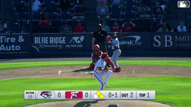 Chris Suero singles on a ground ball to left fielder Austin Murr. Marco Vargas scores. Jacob Reimer to 2nd.