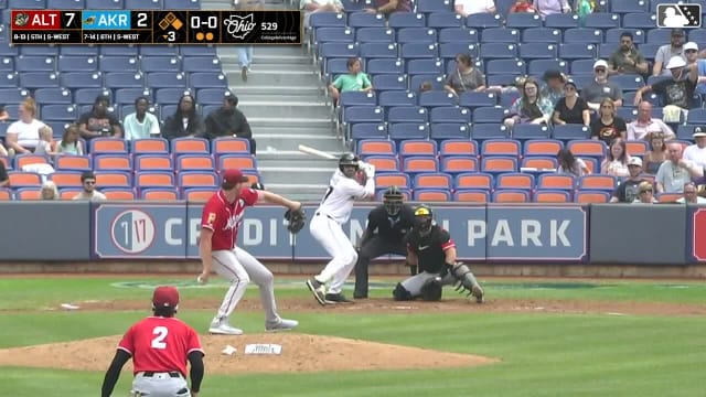Jacob Cozart homers (10) on a fly ball to right center field. Nolan Schubart scores.