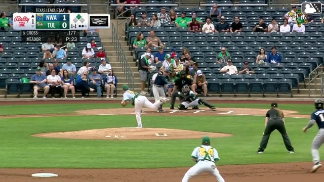 Gavin Cross' fourth homer of the season