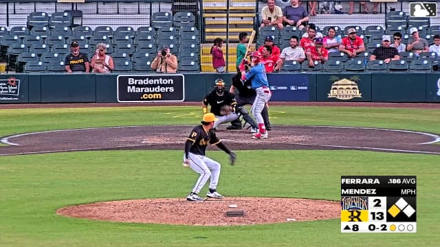 Greiber Mendez In play, run(s) to Matthew Ferrara