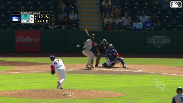 Edgardo Henriquez's strikeout