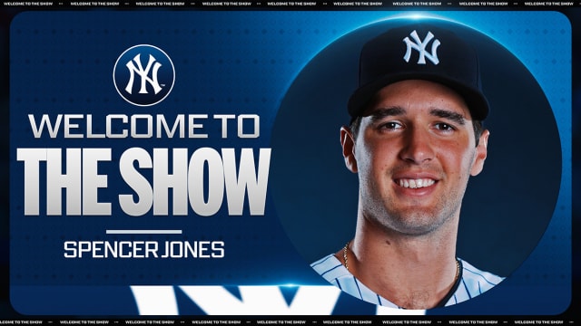 Spencer Jones is promoted to the big leagues