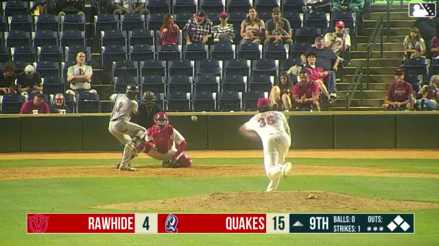 Kayson Cunningham singles on a line drive to right fielder Lucas Ramirez. Eliesbert Alejos scores. Jakey Josepha to 3rd. JD Dix to 2nd.