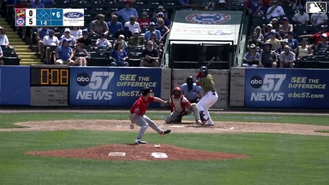 Angel Cepeda homers (2) on a fly ball to left center field.