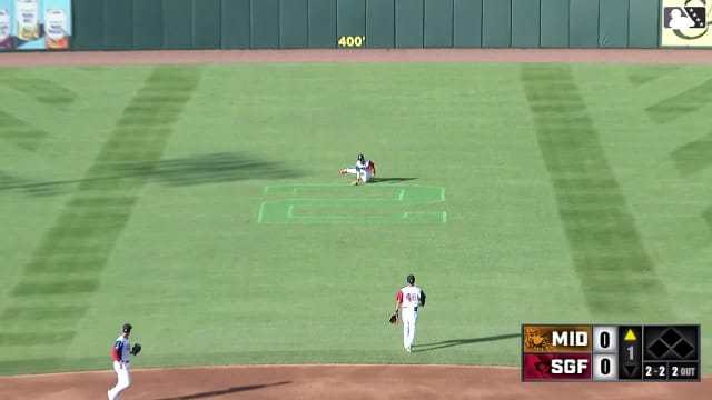 Nathan Church's incredible diving catch