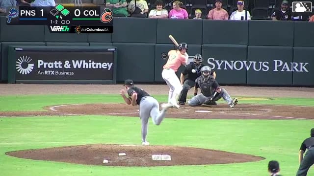 Jacob Miller In play, run(s) to Owen Carey