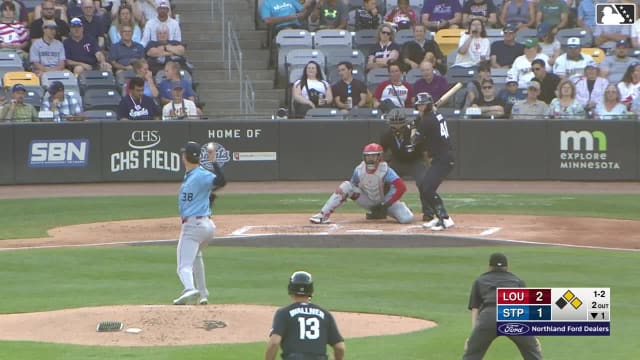 Ben Ross singles on a line drive to left fielder Francisco Urbaez. Matt Wallner scores. Hendry Mendez to 3rd.