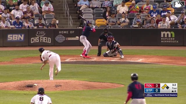 Alejandro Hidalgo In play, run(s) to Trei Cruz