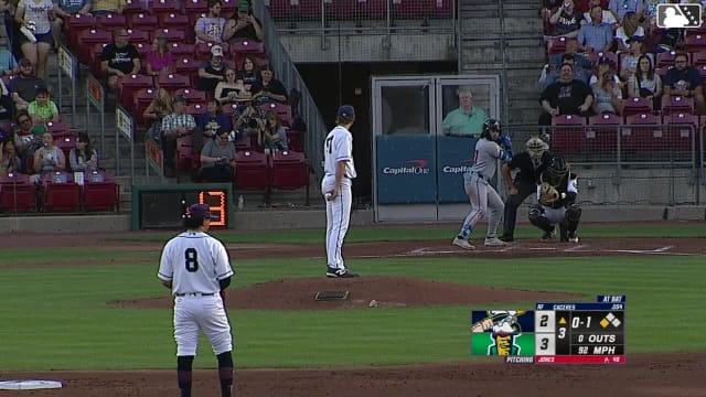 Juneiker Caceres singles on a ground ball to right fielder Jayson Bass. Welbyn Francisca scores. Anthony Martinez to 2nd.