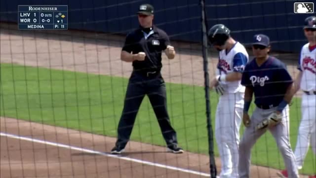 Jhostynxon Garcia's two-run home run