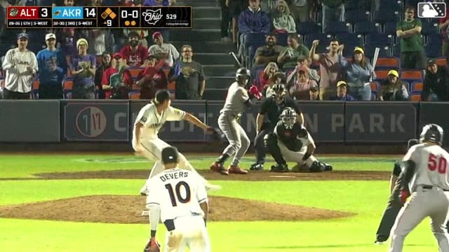 Duce Gourson homers (4) on a fly ball to right field. Omar Alfonzo scores. Will Taylor scores.