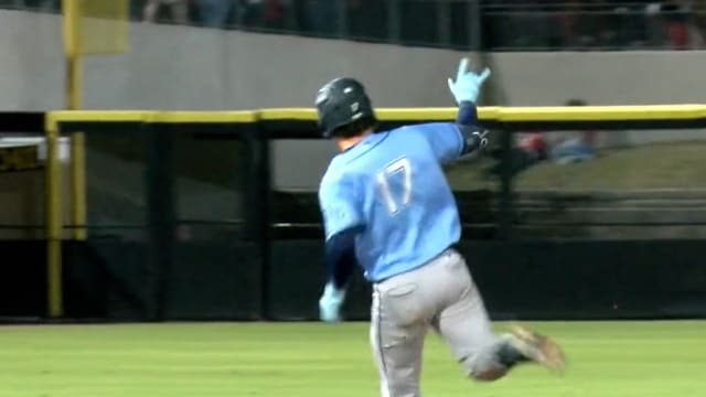 Caden Bodine's solo home run