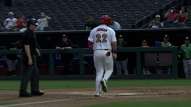 Blaze Jordan's two-homer day