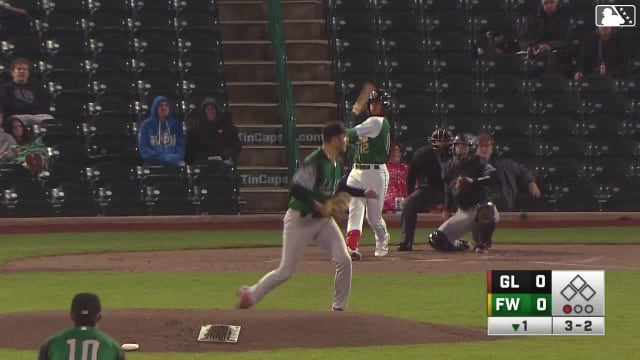 Jackson Ferris records his first of five strikeouts