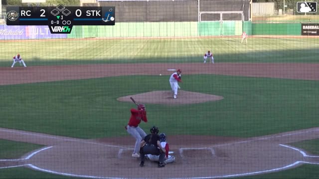 Hayden Alvarez homers (5) on a fly ball to left center field.