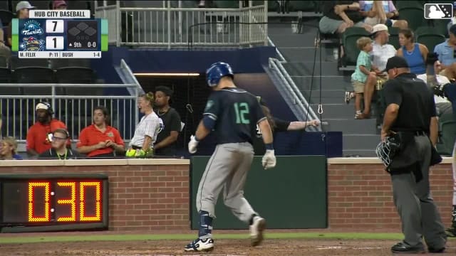 Walker Janek's solo home run