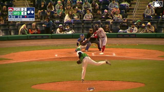 Red Sox prospect Nick Yorke lifts a three-run homer