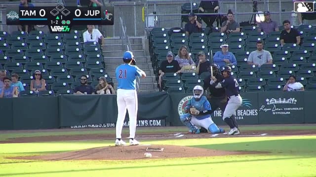 Paul Gutierrez-Contreras II's first pro home run