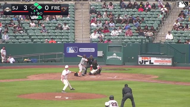 Jhonny Level singles on a ground ball to right fielder Cameron Nelson. Andy Polanco scores. Broedy Poppell to 3rd.