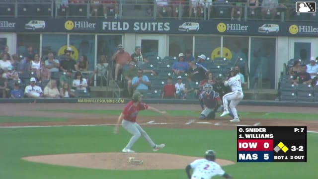 Collin Snider In play, run(s) to Jett Williams