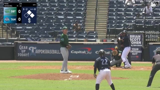 Yostin Pena collects his first career two-homer game