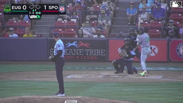 Lisbel Diaz homers (17) on a fly ball to center field.