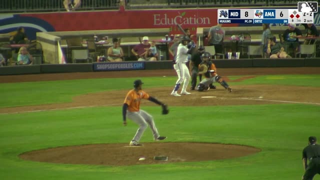 Angel Ortiz strikes out on a foul tip.