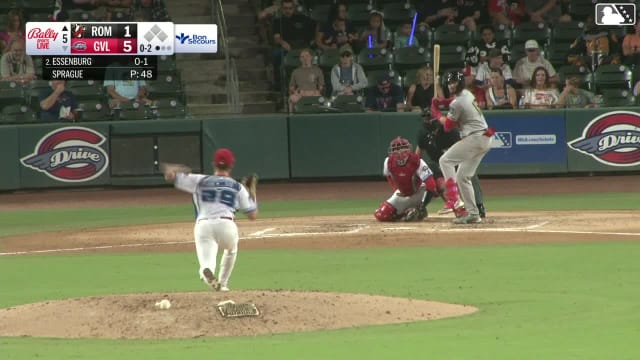Conor Essenburg homers (2) on a fly ball to left center field.