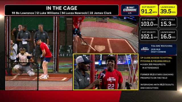 James Clark on MLB Draft Combine experience, Duke