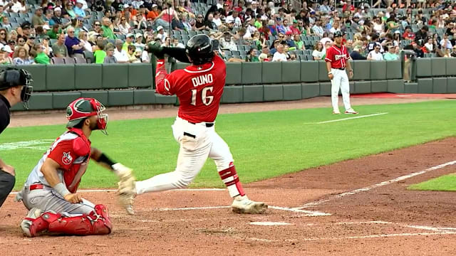 Alfredo Duno's four hit, four-RBI performance