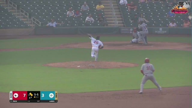 John Peck homers (1) on a fly ball to center field. Luke Davis scores. Dalton Wentz scores.