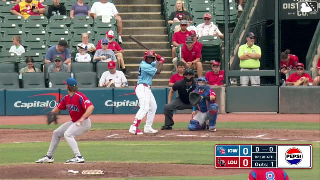 Héctor Rodríguez homers (15) on a fly ball to right center field. Francisco Urbaez scores.