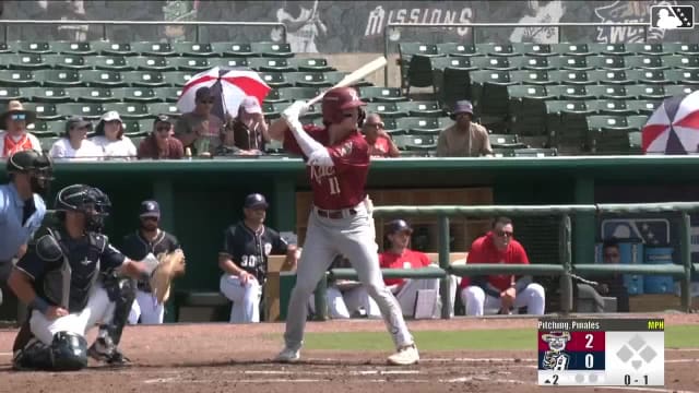 Cameron Cauley hammers second homer of the season