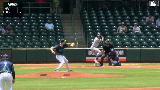 Kaeden Kent homers (6) on a fly ball to right field.